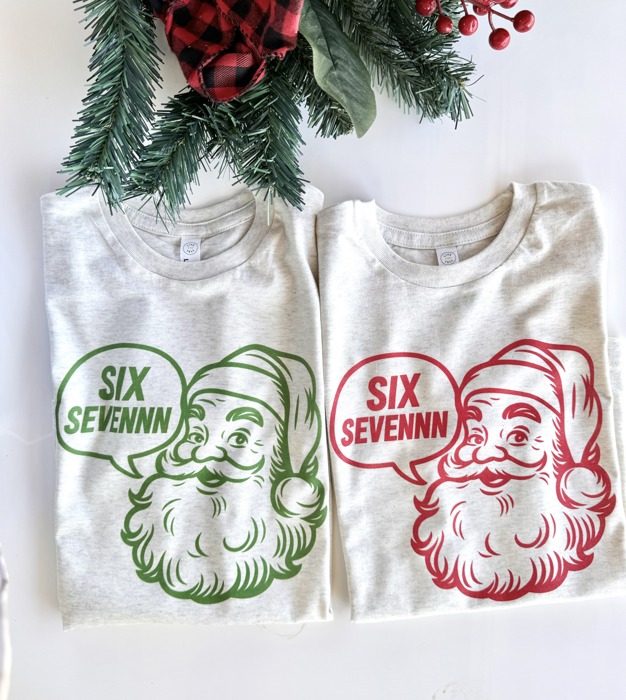 Six Seven Funny Christmas Tee