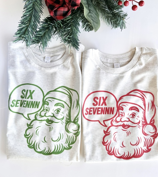 Six Seven Funny Christmas Tee