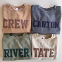  Custom Puff Name Fleece Sweatshirts for Kids