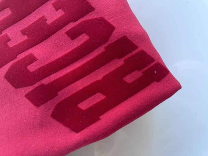 Custom Oversized One-Word Sweatshirt | Tonal | Raised Flocked Lettering