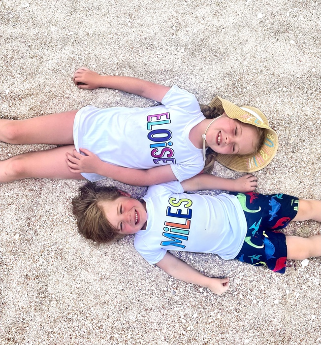 Personalized Girl's UPF 50+ Rash Guard