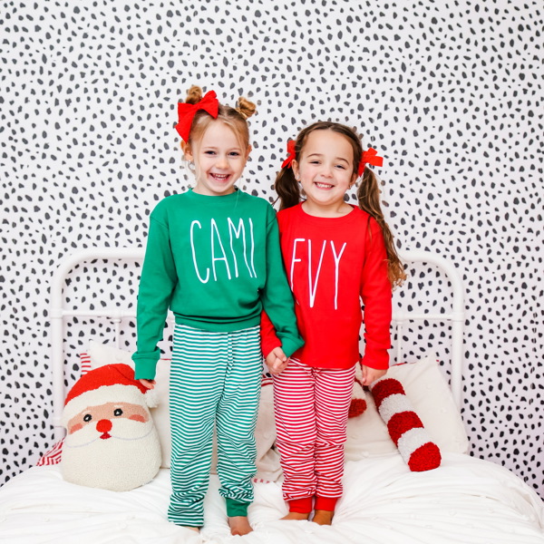 Infant Personalized Christmas Pajamas