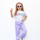  Retro Name Personalized Girl's Graphic Tee