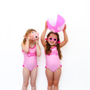  Toddler Barbie Inspired Personalized One Piece Bathing Suit