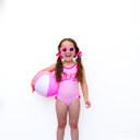  Toddler Barbie Inspired Personalized One Piece Bathing Suit