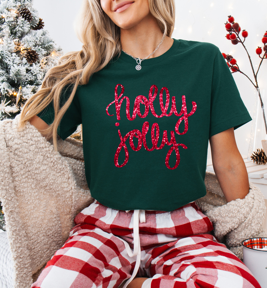 Holly Jolly Christmas Tshirt