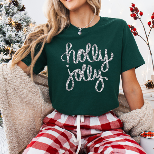 Holly Jolly Christmas Tshirt