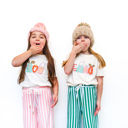  Kid's Retro Christmas Name Graphic Tee | Boys & Girls