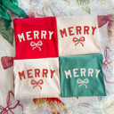  Merry Bow Christmas Graphic Tee