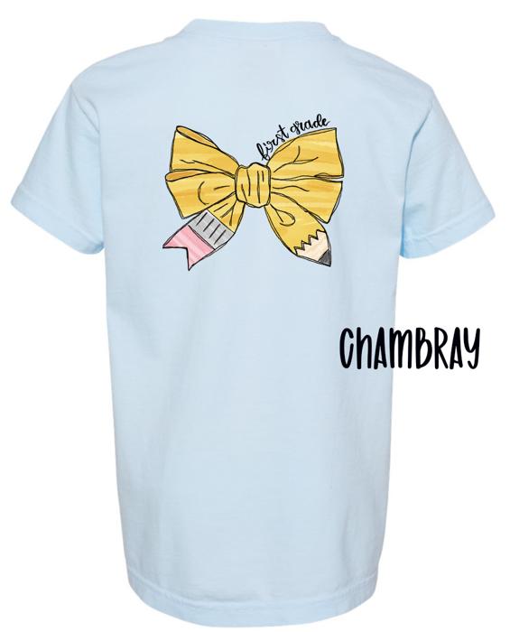 Youth Grade Level Bow Tees