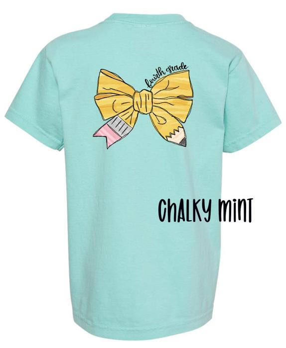 Youth Grade Level Bow Tees