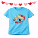  Personalized Valentine Truck Tee | Kids 2T–YXL