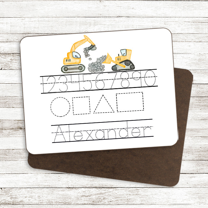 Personalized Name Dry Erase Tracing Boards