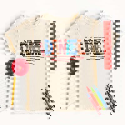  Personalized Boy's Crayon Name Tee – Toddler & Youth Sizes