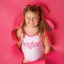  Toddler Barbie Inspired Personalized One Piece Bathing Suit