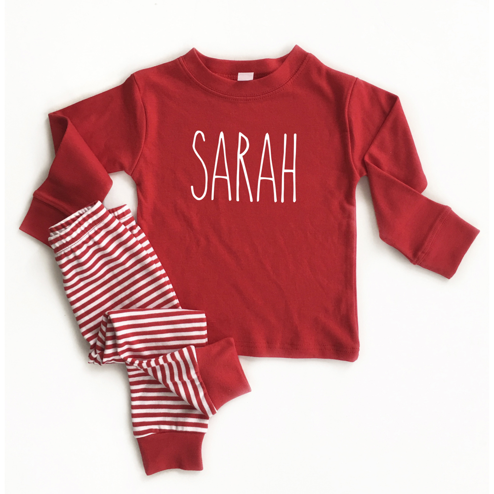 Infant Personalized Christmas Pajamas