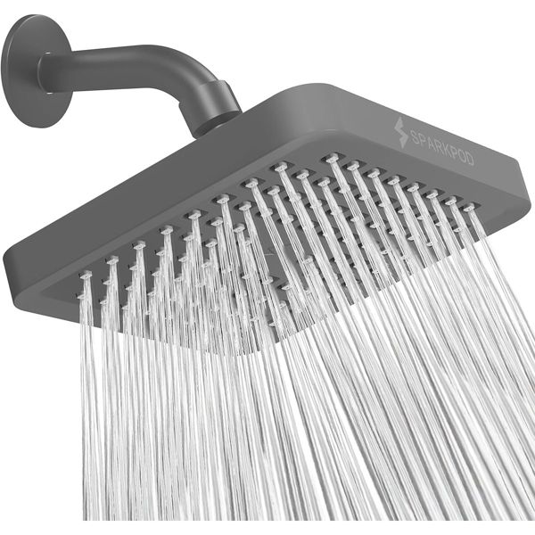 SparkPod 6-Inch Square Shower Head