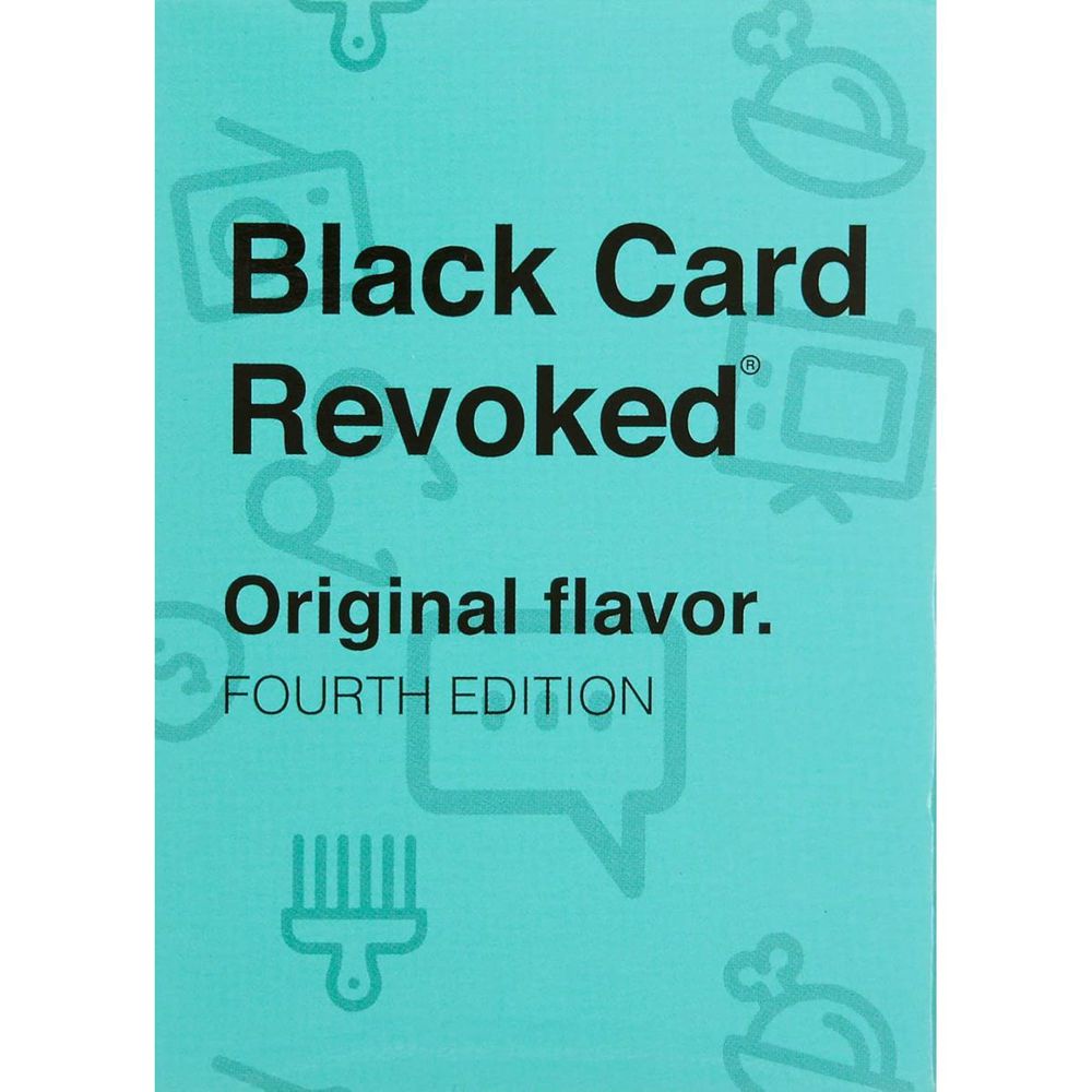 Black Card Revoked Fourth Edition Card Game