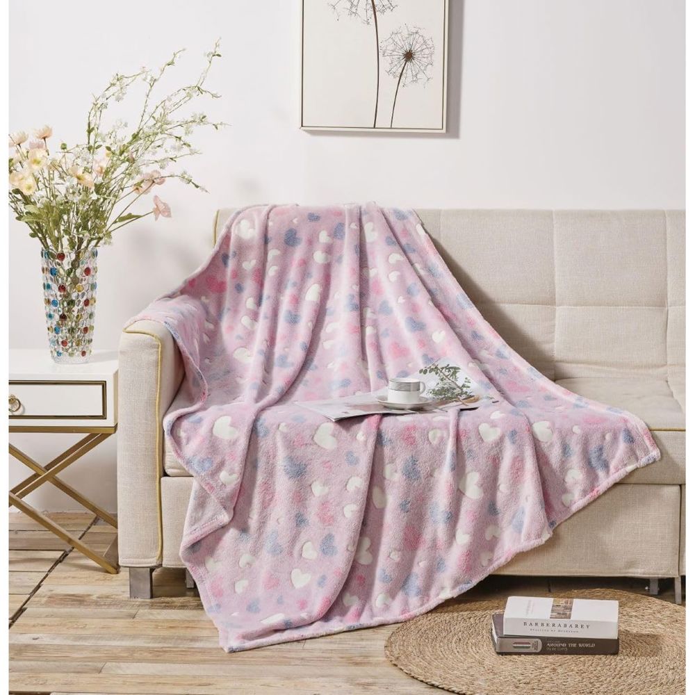 Glow-in-the-Dark 50 x 60-Inch Throw Blankets