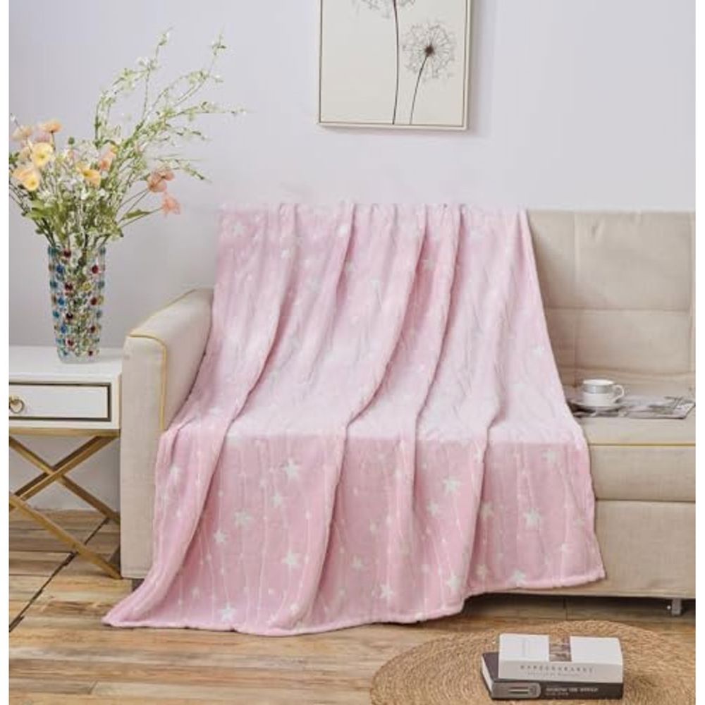 Glow-in-the-Dark 50 x 60-Inch Throw Blankets