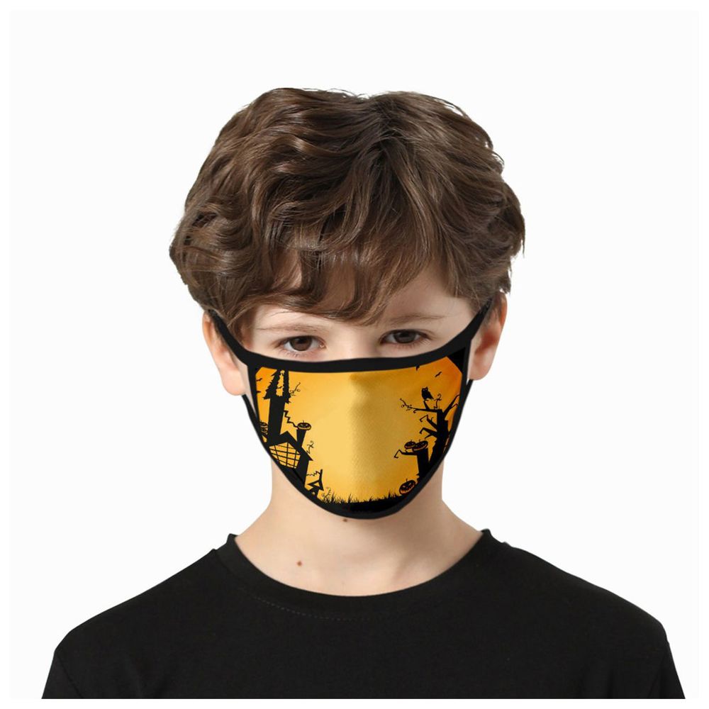 6-Pack Kids' Halloween-Themed Reusable Face Mask