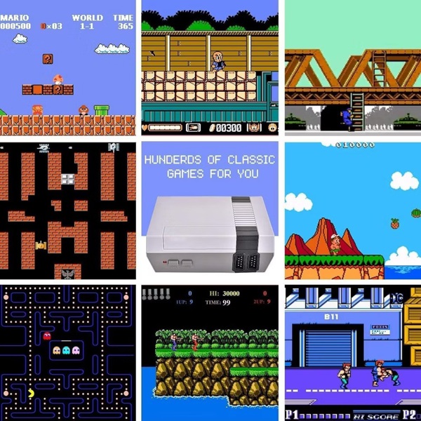 Retro Mini Gaming Console with 620 Classic Games Jane