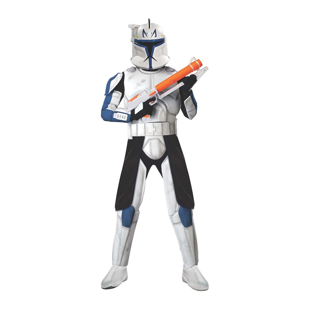 Rubie's Costumes Unisex Star Wars Animated Deluxe Clone Trooper Leader Rex Adult Costume