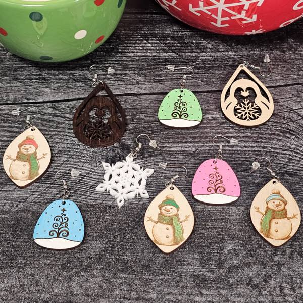 Christmas Snowy Wonderland Earrings