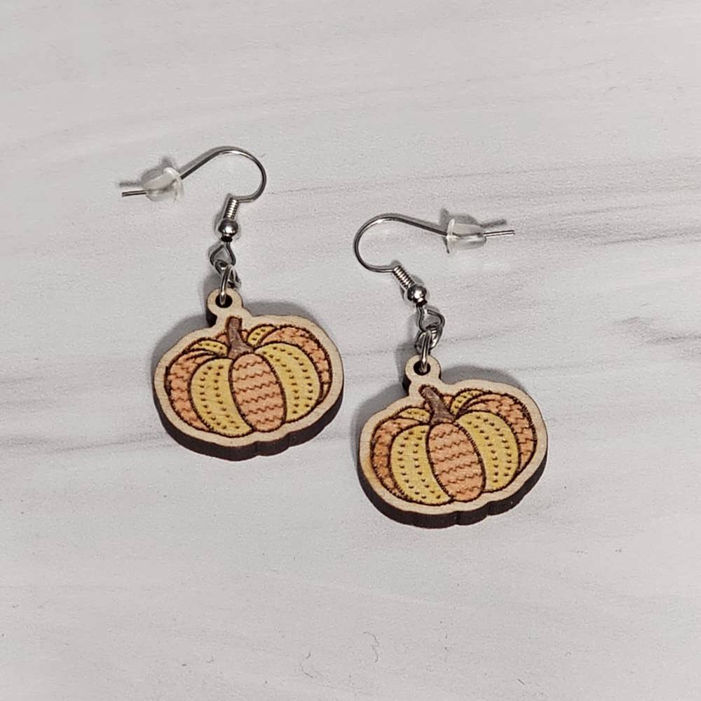 Festive Pumpkin Earrings