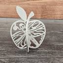 Dragonfly White Apple Shelf Sitter | Teacher Gift