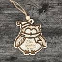 Owl Motif Christmas Ornaments