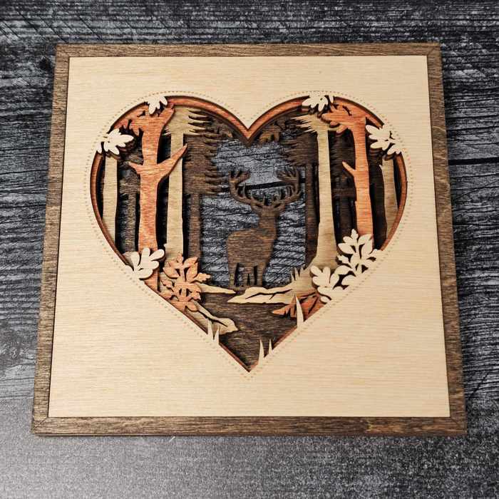 Layered Heart Signs | Father's Day Gift
