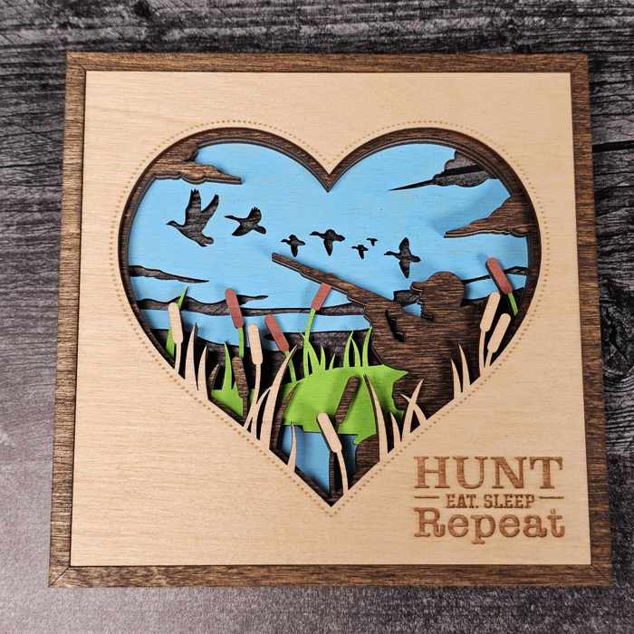 Layered Heart Signs | Father's Day Gift