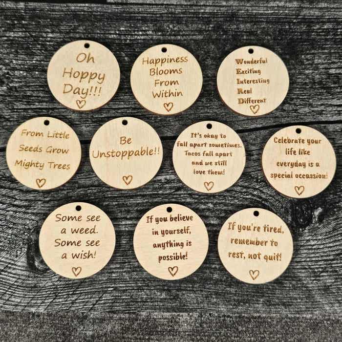 Inspirational Tokens | Pocket Hugs | Kindness Tokens