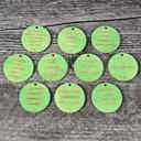 Green Inspirational Tokens | Pocket Hugs | Kindness Tokens