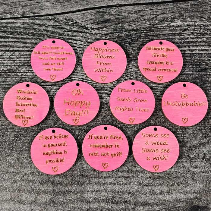 Inspirational Tokens | Pocket Hugs | Kindness Tokens