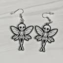  Halloween Skeleton Earrings