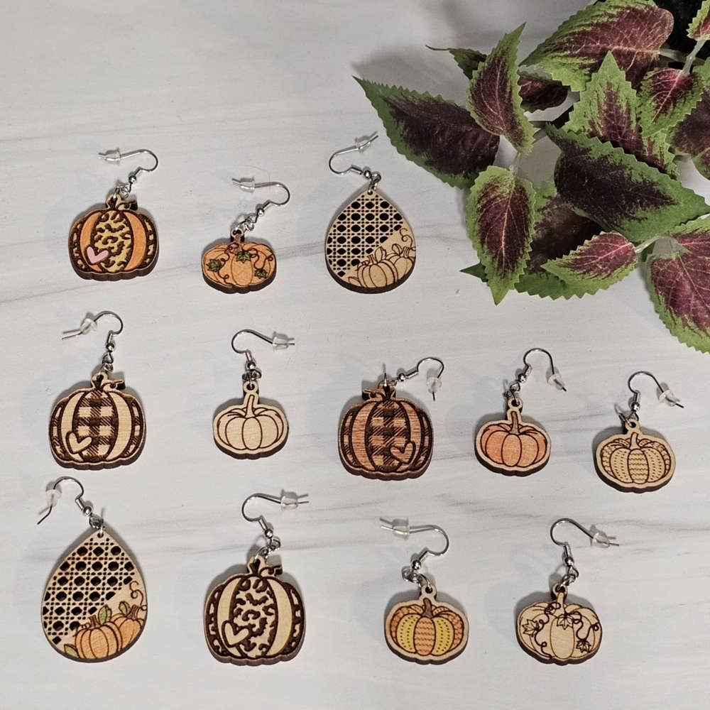 Festive Pumpkin Earrings