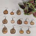  Festive Pumpkin Earrings