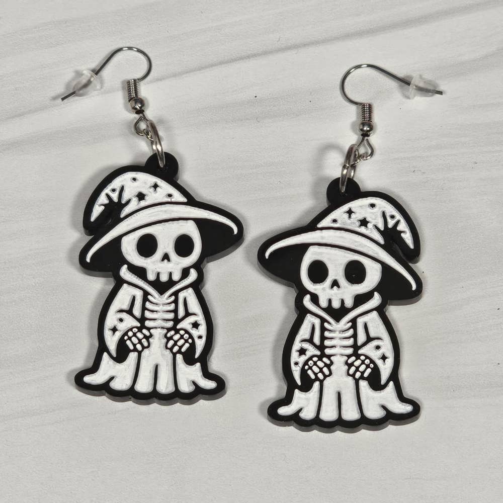 Halloween Skeleton Earrings