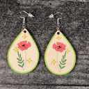  Birth Month Flower Earrings | Wooden Floral Accessories