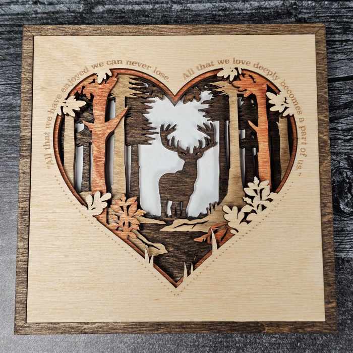 Layered Heart Signs | Father's Day Gift