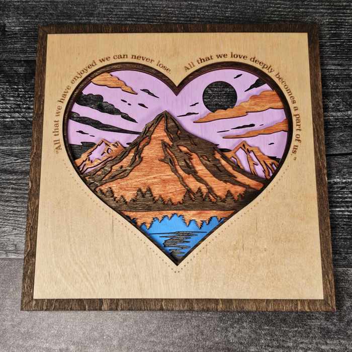 Layered Heart Signs | Father's Day Gift