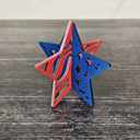  Red White & Blue Shelf Sitters | Waving American Flag | Patriotic Decor