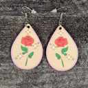  Birth Month Flower Earrings | Wooden Floral Accessories