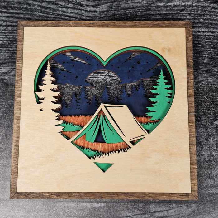 Layered Heart Signs | Father's Day Gift