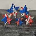  Red White & Blue Shelf Sitters | Waving American Flag | Patriotic Decor