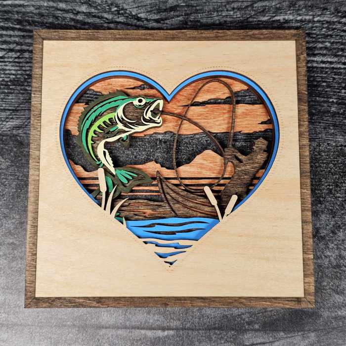 Layered Heart Signs | Father's Day Gift
