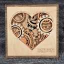  Layered Heart Signs | Father's Day Gift