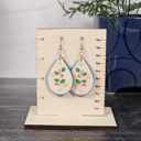  Birth Month Flower Earrings | Wooden Floral Accessories